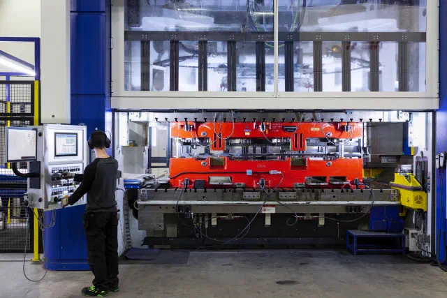 Press brake operator