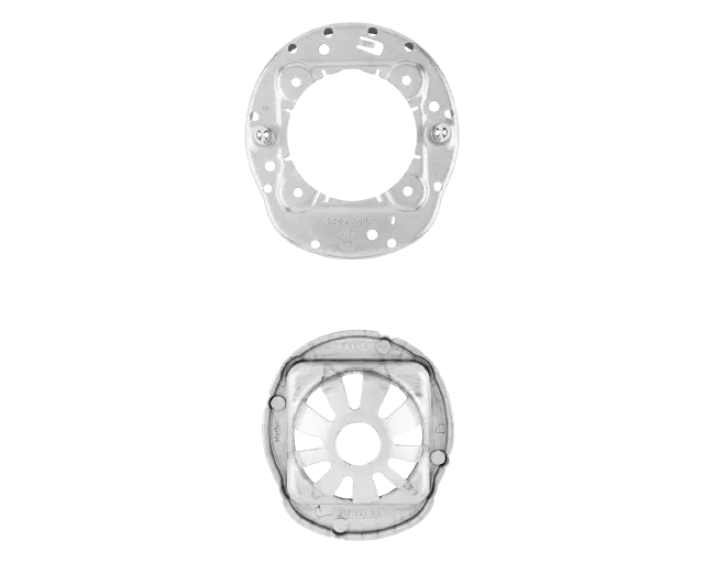 Driver airbag diffusor and retainer
